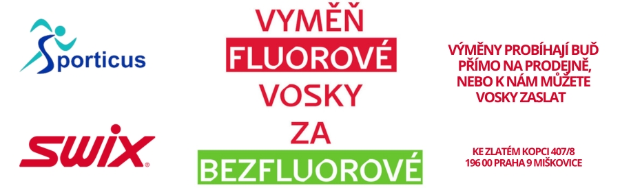 Výměna fluorových vosků Sporticus