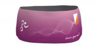 SPORTICUS Bi-Elastic Air Headband Purple design Sporticus