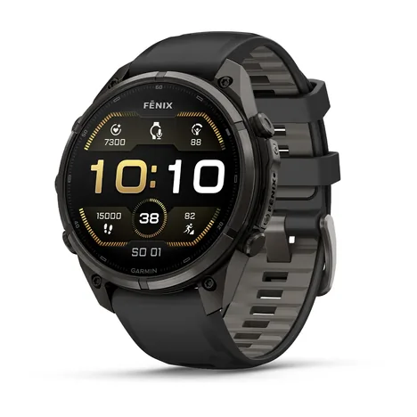 GARMIN FENIX 9 PRO 47mm AMOLED Carbon Gray DLC Titanium / Black Band 010-04336-16