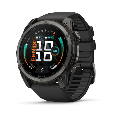 GARMIN FENIX 9 51mm AMOLED Carbon Gray DLC / Black Band 010-04763-11